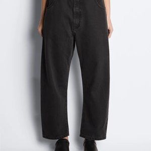 Roucha Dahm Washed Black Denim NWOT Size A